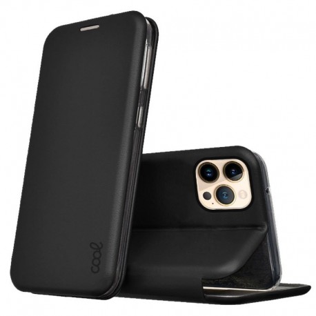 COOL Capa Flip Cover para iPhone 13 Pro Max Elegance Preto - 8434847058849