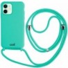 COOL Capa para iPhone 12 / 12 Pro Cordão Liso Hortelã - 8434847059051