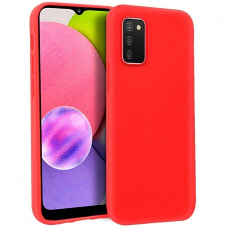 COOL Capa Silicone para Samsung A037 Galaxy A03s Vermelho - 8434847059334