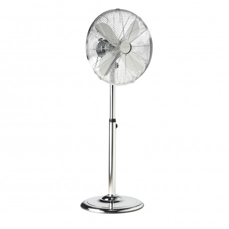 Tristar VE-5951 Ventoinha Doméstica com Lâminas, Chão, Metal, 40 cm, 64,3 dB, 1200 RPM, Prateado - 8713016059512