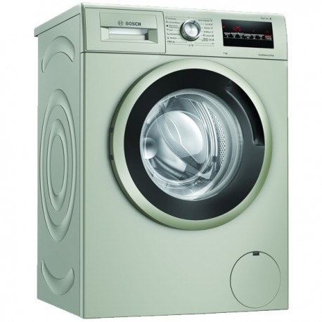 Máquina de Lavar Roupa BOSCH WAN2427XES de Livre Instalação Entrada Frontal 7 Kg 1200 RPM Cinzento - 4242005226979