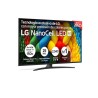 LG 55NANO81A6A NanoCell AI TV Plano 139,7 cm (55") 4K Ultra HD, Smart TV, Wi-Fi, Ethernet, LAN, Bluetooth, Preto - 55NANO81A6A.AEU - 8806096362365