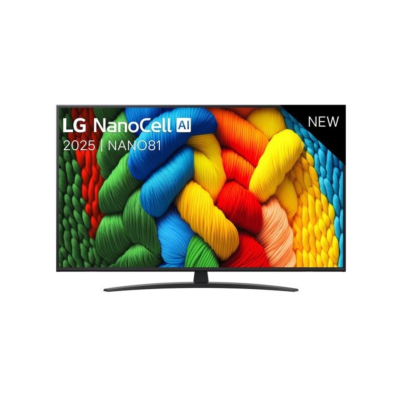 LG 55NANO81A6A NanoCell AI TV Plano 139,7 cm (55") 4K Ultra HD, Smart TV, Wi-Fi, Ethernet, LAN, Bluetooth, Preto - 55NANO81A6A.AEU - 8806096362365