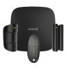 AJAX AJ-HUBKIT-B Kit Alarme Wireless, Ethernet, GPRS, RF 868 MHz, Grau 2, Painel Central, Detector PIR, Contacto Magnético, Preto - 4823114028120