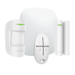 AJAX AJ-HUBKIT-W Kit Alarme Wireless, Ethernet, GPRS, RF 868 MHz, Grau 2, Painel Central, Detector PIR, Contacto Magnético, Branco - 4823114028137