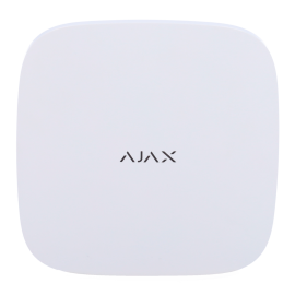 AJAX AJ-HUB2-W Central de Alarme Wireless, Ethernet, Dual SIM 2G GPRS, RF 868 MHz, Grau 2, Jeweller, Criptografia AES, Até 100 dispositivos, Branco - 4823114027895