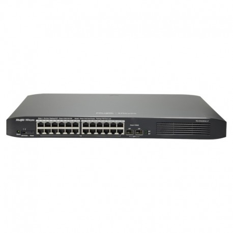 Reyee RG-ES226GC-P Reyee Switch PoE Cloud Gerenciavel L2 24 portas PoE 802.3af/at + 2 SFP - 6971693270428