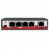 Safire SW0504POE-65W Switch PoE Safire 4 portas PoE + 1 Uplink RJ45 - 8435325426389