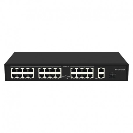 Oem SW2724POE-F-300 Switch PoE 24 portas PoE + 2 porta Gigabit + 1 Gigabit SFP - 8435325462738