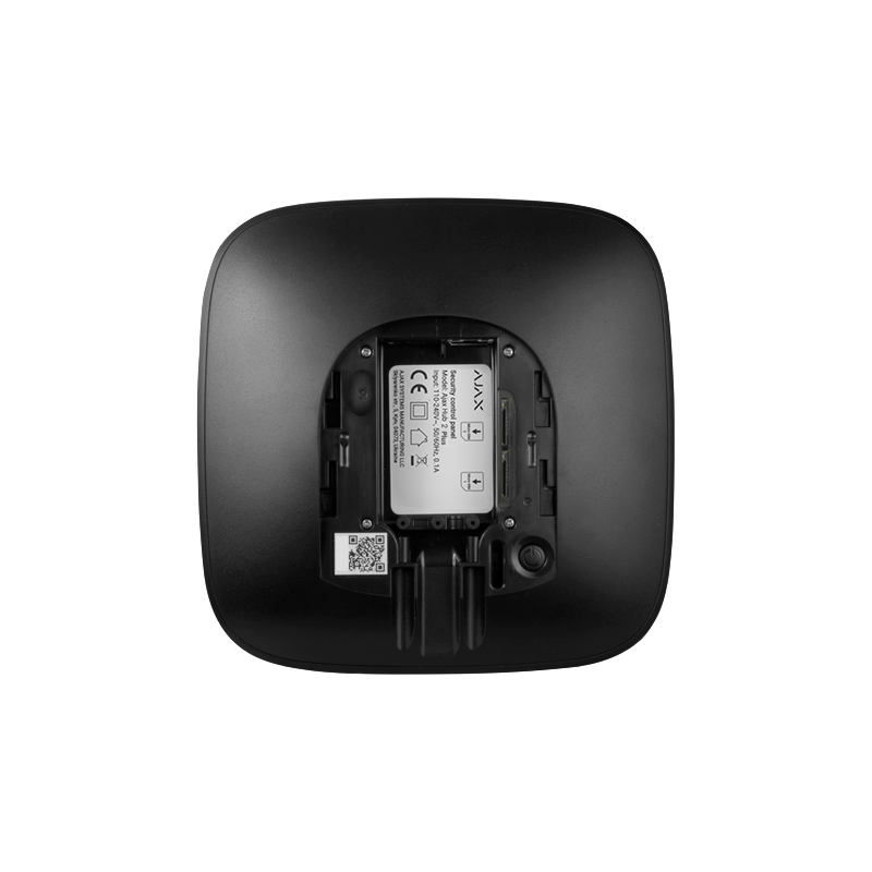 AJAX AJ-HUB2PLUS-B Central de Alarme Wireless, Ethernet, Wi-Fi, Dual SIM 4G, RF 868 MHz, Grau 2, Jeweller, Criptografia AES, Até 200 dispositivos, Preto - 4823114028021