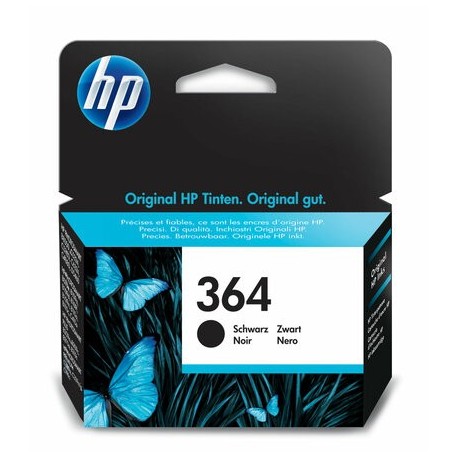 HP 364 Ink Cartridge Black 6ml 250p - 0883585705047