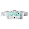 AJAX AJ-HUBBP-V2-B Placa Central de Alarme Wireless, Casas vazias ou locais remotos, Longa Autonomia, Dual SIM 4G, Jeweller, Wings RF 868 MHz, Grau 2, Criptografia AES, Até 100 dispositivos, Plástico ABS, Com caixa exterior, Preto - 4823114080975