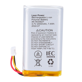 Ajax AJ-HUBBATT-3W Bateria de Reserva para Hub, Hub Plus, Hub 2 (2G), ReX e ReX 2, 3.7 V, 2000 mAh, Conector Cabo 3 Pinos - 4823114039232