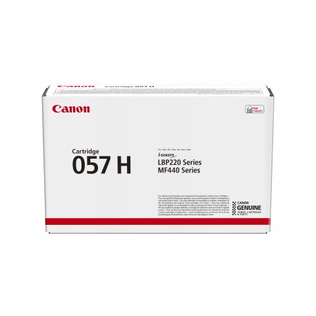 Toner CANON 057 Preto Alto Rendimento - I-SENSYS LBP22x/MF44x - 4549292136289