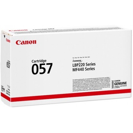 Toner CANON 057 Preto - I-SENSYS LBP22x/MF44x - 4549292136258