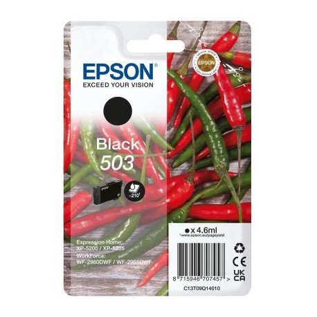 Tinteiro EPSON 503 Preto + Alarme RF - WF-296x. XP-520x - 8715946707464