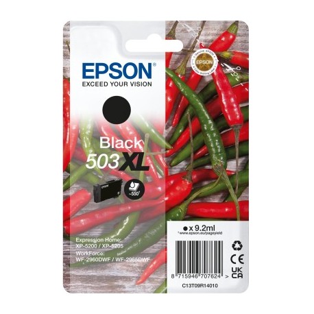 Tinteiro EPSON 503 PretoXL + Alarme RF - WF-296x. XP-520x - 8715946707631