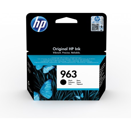 HP 963 Black Original Ink Cartridge - 0192545866477