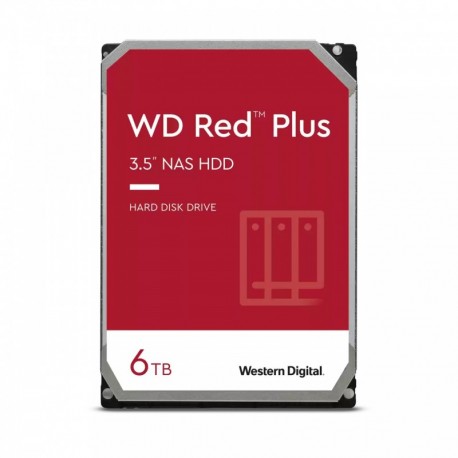 Disco 3.5 6TB WD Red Plus 256Mb SATA 6Gb/s 5400rpm - 0718037899800