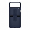 Capa Samsung Galaxy Z Flip 4 Silicone C Anel Azul - 8806094495478