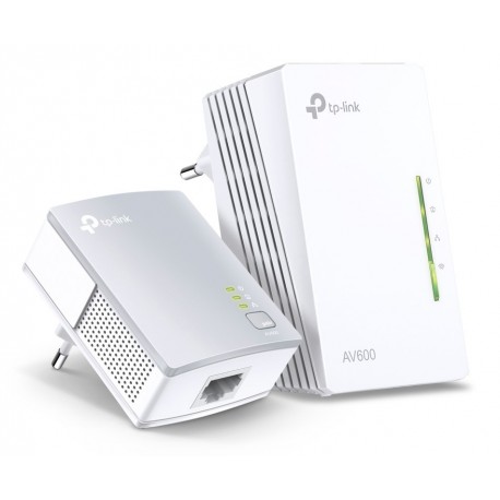 Kit 2 Adap PowerLine TP-Link 300Mbps 2 10/100Mbps Wireless 300Mbps - TL-WPA4221 KIT - 6935364084103