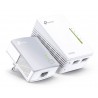 Kit 2 Adap PowerLine TP-Link 300Mbps 2 10 100Mbps Wireless 300Mbps - TL-WPA4221 KIT - 6935364084103