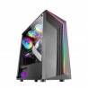 Caixa MARS GAMING MC-X7 ATX CASE. ARGB FRONT. 12CM ARGB FAN. WINDOW. USB3.0. BLACK - 8435693101963