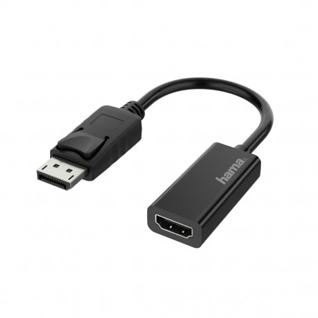 Adaptador HAMA Display Port - HDMI- F Ultra HD 4K - 00200335 - 4047443437372