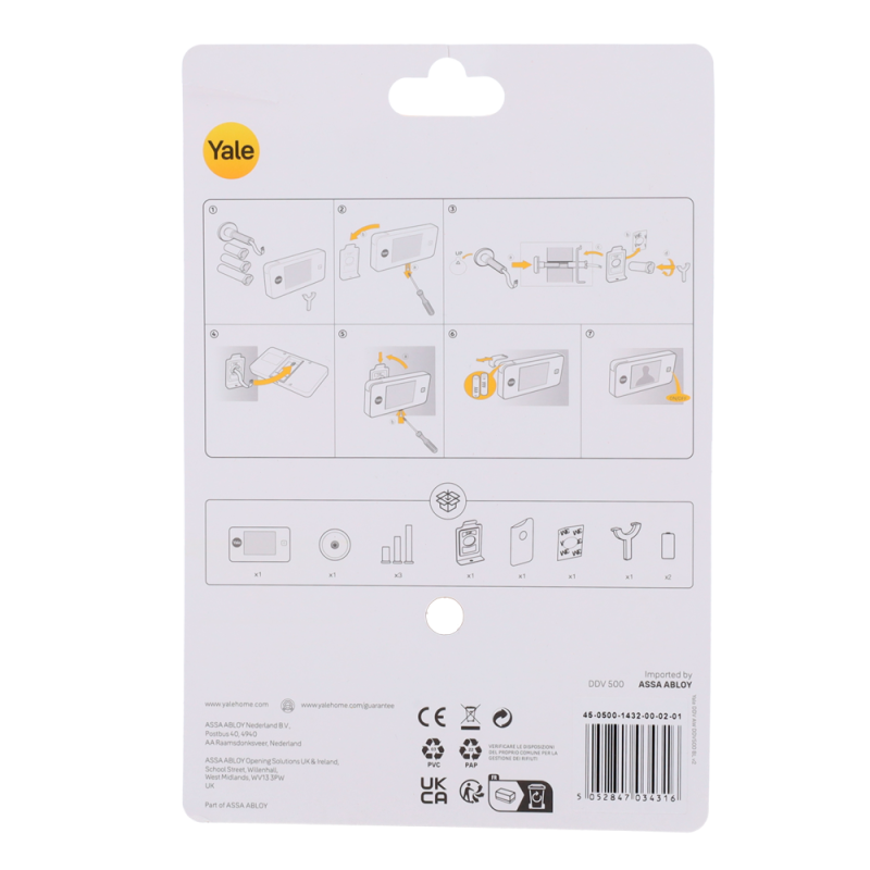 YALE-DOORVIEWER500-GOLD