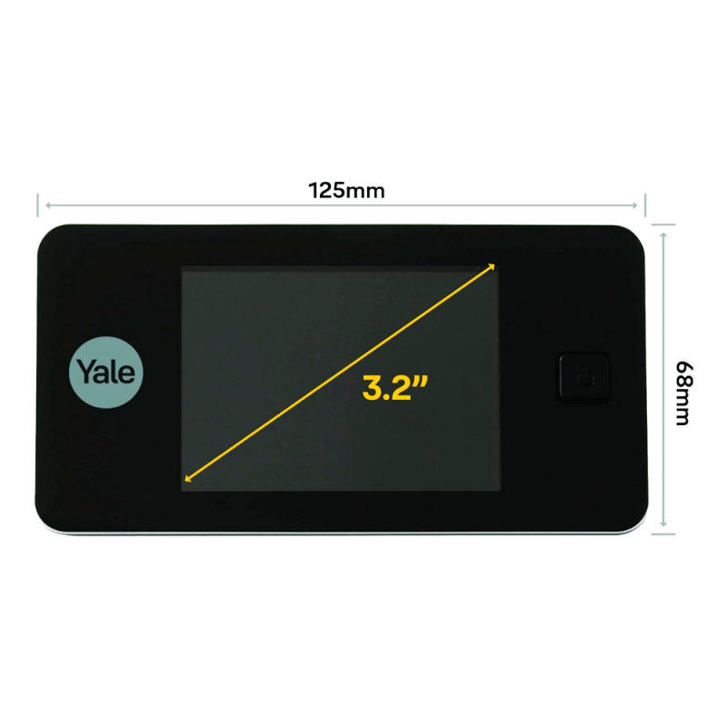 YALE-DOORVIEWER500-SILVER