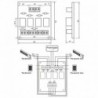 Oem PCB-501 Modulo de rele Criaçao de eclusas de porta dupla - 8435325467498