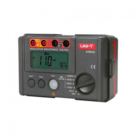 Uni-trend UT501B Medidor de Resistencia de Isolamento Eletrico Visor LCD ate 2000 contas - 6935750525012