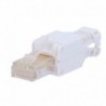 Conector de cabo UTP Conector saída RJ45 Oem CON300-TL - 8435325469225