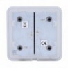 Ajax AJ-SOLOBUTTON-1G2W-GRA Panel tactil para un interruptor de luz Compatible AJ-LIGHTCORE-1G - 4823114029653