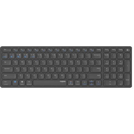 Teclado RAPOO E9700M Multi-mode Wireless. Preto 215926 - 6940056114846