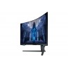 Monitor Samsung G75NB 32" UHD 1000R 165Hz 1ms FF-DP HDMI USB Ajust.Alt. Tilt Pivot Swivel - 8806094796568