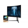 Monitor Samsung G85NB 32" UHD 1000R 240Hz 1ms FF-DP HDMI USB Ajust.Alt. Tilt Pivot Swivel - 8806094796582