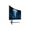 Monitor Samsung G85NB 32" UHD 1000R 240Hz 1ms FF-DP HDMI USB Ajust.Alt. Tilt Pivot Swivel - 8806094796582