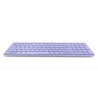 Teclado RAPOO E9700M Multi-mode Wireless. Purpura 215873 - 6940056121622