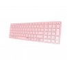 Teclado RAPOO E9700M Multi-mode Wireless. Rosa 215872 - 6940056121615