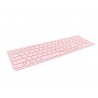 Teclado RAPOO E9700M Multi-mode Wireless. Rosa 215872 - 6940056121615