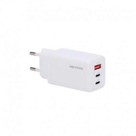 Hikvision HS-FC65-E01 Cargador GaN Salida: 2 puertos USB-C y 1 puerto USB-A