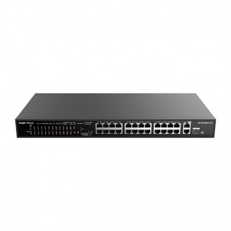 Reyee RG-ES126S-LP V2 Reyee Switch PoE Desktop 24 Portas RJ45 + 1 Uplink RJ45 + 1 SFP Combo - 6971693272996