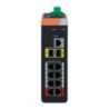 X-Security XS-SWI1008HIPOE-MGF-120-DIN Switch PoE X-Security Carril DIN 8 Portas PoE RJ45 + 2 Portas SFP - 8435325474731