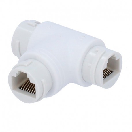 Oem CON-RJ45-T-W Adaptador RJ45 Conector de entrada RJ45 femea - 8435325474618