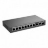 Reyee RG-ES210GS-P Reyee Manageable Cloud PoE Switch 8 Portas PoE + 2 Uplink RJ45 + 1 SFP Combo - 6971693275829