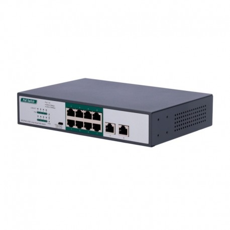 Oem SW1008POE-H-800M-120W Switch PoE 8 Portas PoE FE + 2 GE - 8435325480183