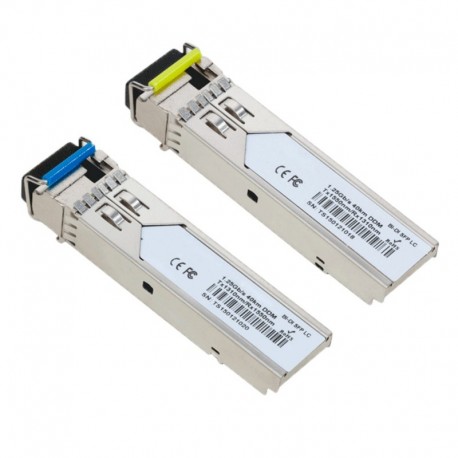 Oem SFP-TR1513EX-40SMF-LC Pareja de modulos transceptores SFP Tx 1550/1310 nm Rx 1310/1550 nm