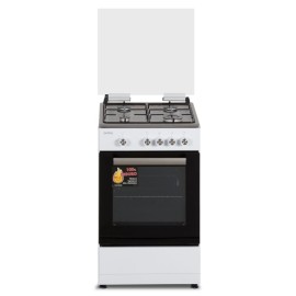 Orima OR-446-W Fogão a Gás, 4 Queimadores, Mesa Inox, Forno 54 L, 50 cm, Branco - 030144 - 5603883214387