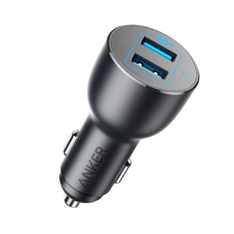 Anker ANK-CCHARGER-POWERDRIVE3-B Anker Isqueiro metalico para automovel - 0194644085926